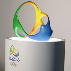 Olympics Rio 3d logo